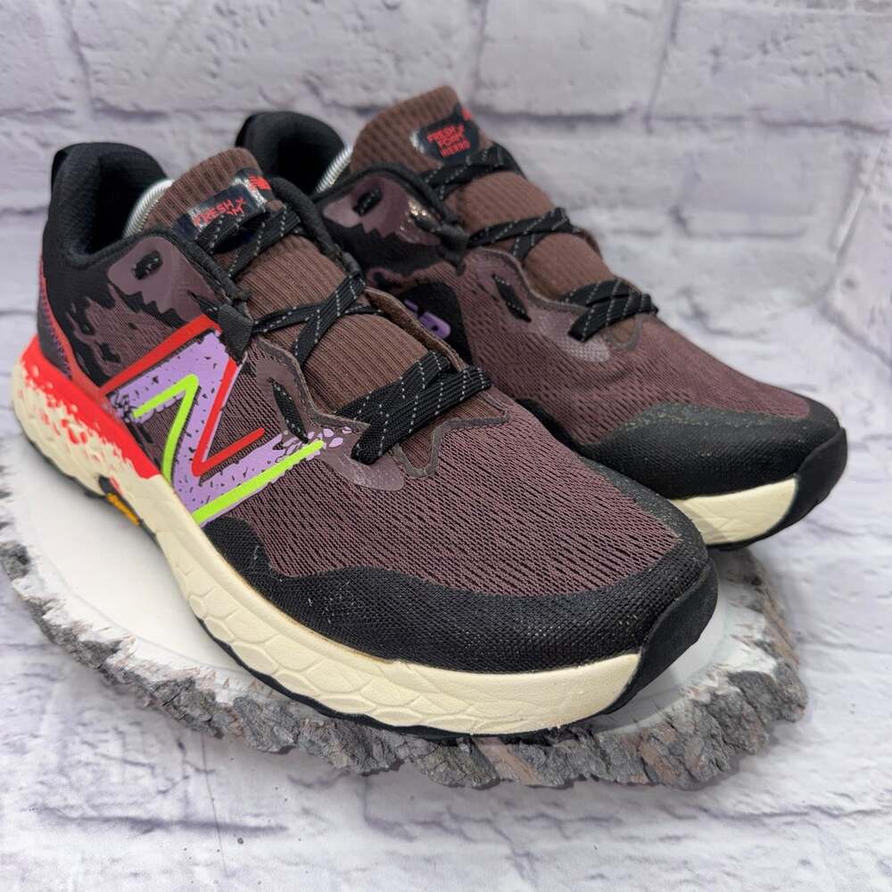 New Balance Mens Fresh Foam X Hierro v7 Trail Running Shoes Purple Sz 11 2E